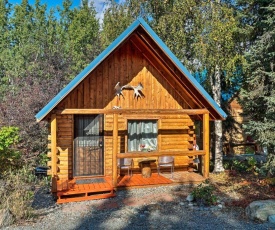 Pet-Friendly Log Cabin with Fire Pit on Kenai River!