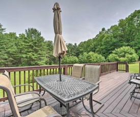 Mountain Escape Home with Deck, Fire Pit, Yard