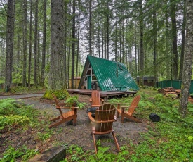 Quiet A-Frame Cabin, Walk to Nisqually River