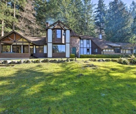 Camano Island Family House with Hot Tub and Deck!