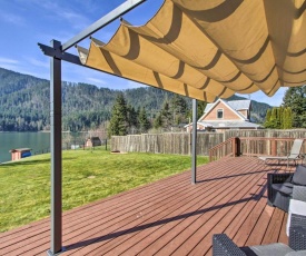 Lakefront Cabin with Stunning Mountain Views and Dock!
