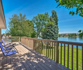 Lake House with Dock and Hot Tub 1Mi to Surf n Slide