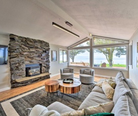 Chic Oceanfront Retreat with Deck and Mountain Views!