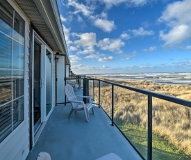 Eagles View Condo in Ocean Shores with 3 Balconies