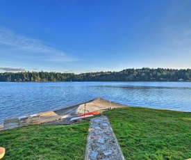 Waterfront Olympia Home with Private Beach and Kayaks!