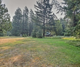Quaint Packwood Log Cabin on 8 Acres with Hot Tub!