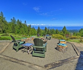 Picturesque Port Angeles Cabin with Fire Pit!