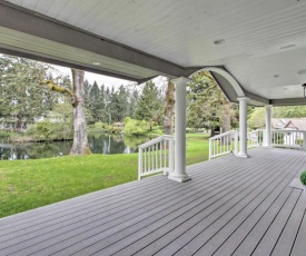 Contemporary Tacoma Cottage with Deck and Pond!