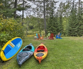 Eagle River Home with Paddle Board and 2 Kayaks!