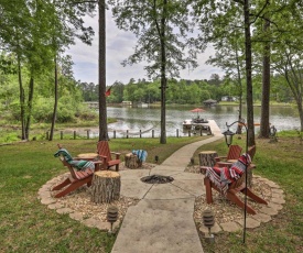 Lakefront Sparta Home Fire Pit, Dock and Kayak