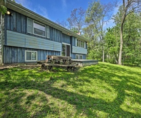 Family-Friendly Waupaca House with Dock and Hot Tub!