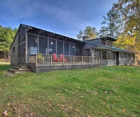 Peaceful Lakefront Escape with Deck and Kayaks!
