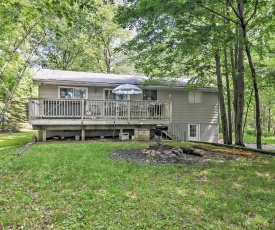 Pocono Lake Resort Home with BBQ and Lake Access!
