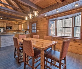 Pocono Log Cabin with Fireplace, Fire Pits, Amenities