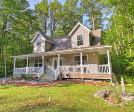 Secluded Pocono Lake House with Large Deck and Fire Pit