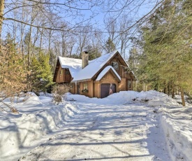 Secluded Lakefront Cabin with Deck Ski and Hike!