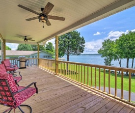 Lakefront Home with Deck, Prvt Boat Dock and Ramp