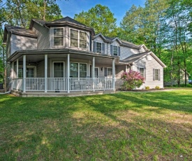 Waterfront Poconos Home with Dock and Game Room!