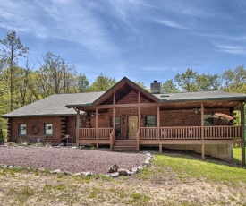 Cabin Retreat with Deck about 9 Mi to Hickory Run