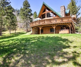 Black Hills Hideaway with Wraparound Deck and Hot Tub!