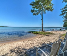Modern Torch Lake Cottage with Dock and Fire Pit!