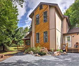 House with Porch Less Than 10 Mi to Lakes and Big Boulder Ski!