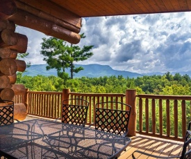 Big Bear Ridge Lodge - Breathtaking mountain views and private forest scenes in amazing large log cabin