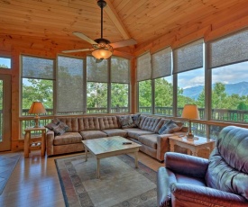 Cabin with Mount LeConte Views, Hot Tub, Pool Table!