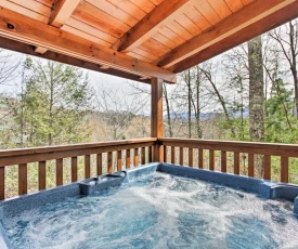 Luxe Gatlinburg Cabin with Game Room and Smoky Mtn View
