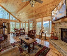 Rocky Top Lookout, 4 BR, Theater, Arcade, Bumper Pool, Hot Tub, Sleeps 12