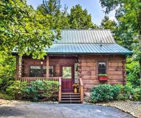 Romantic Gatlinburg Studio Cabin with Hot Tub and Deck