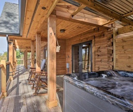 Spacious Mountain Retreat with Hot Tub and Views!
