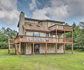 Poconos Mountain Retreat with Game Room Mins to Lake