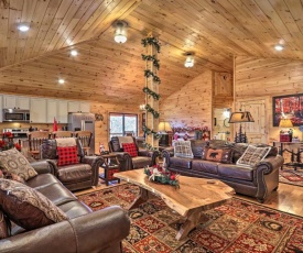 Luxe Cabin with Hot Tub, Theater, Pool Table, Arcade