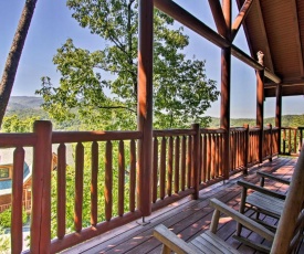 Modern-yet-Rustic Pigeon Forge Cabin with Pool Access