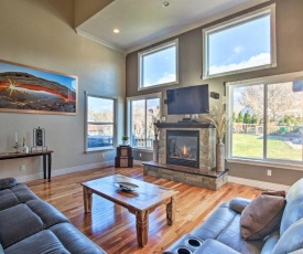 Pleasant View Home Deck and Yard with Mtn View