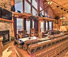 Cabin with Breathtaking Views, Pool Access and Theater