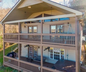Gone Fishing Lake Lodge Lakefront, Game Room, Hot Tub, Boat Ramp, Floating Swimming Dock, and Fire Pit