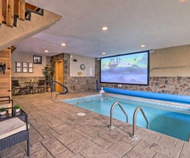 Luxe Smoky Mtn Cabin Indoor Pool and Fire Pit!