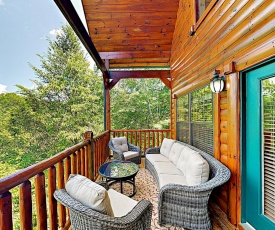 New Listing! 2 Luxe Mountain Cabins, Sleeps 24! Cabin
