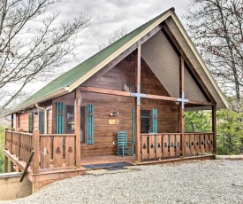 Quaint Sevierville Cabin with 2-Tier Deck and Hot Tub!