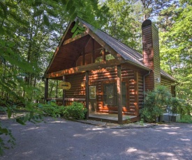 Rustic Cabin with Hot Tub and Fireplace by Smoky Mtn NP