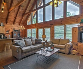 Smoky Mountain Cabin with View From Hot Tub and Deck!
