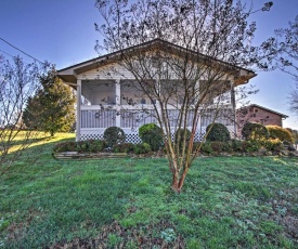 Smoky Mountains Cottage with River Views and Hot Tub!