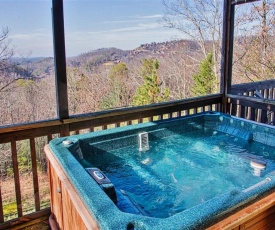 Smoky Mtn Cabin with Hot Tub and View, 6Mi to Dollywood