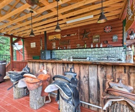 Stunning Sevierville Cabin with Outdoor Kitchen and Spa
