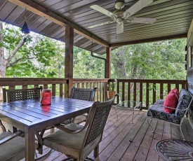 Smoky Mtn Retreat on River with Fire Pit and Deck