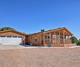 Eco-Conscious Cedar City Cabin with Deck and Mtn View!