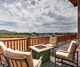 Kanab Cabin with Hot Tub, Fire Pit and Panoramic Views!