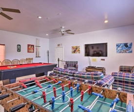 Home with Game Room and Fire Pit 30 Min to Zion!